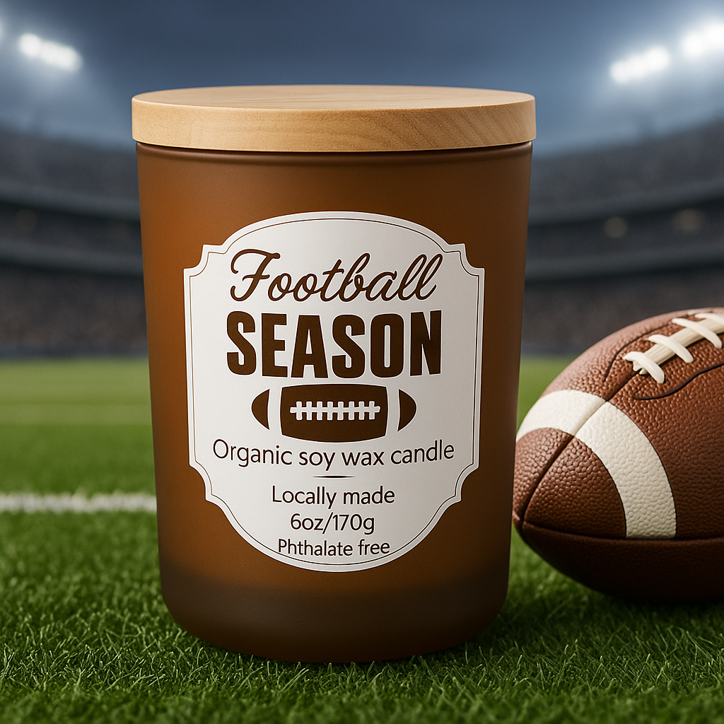 Football Season Candle