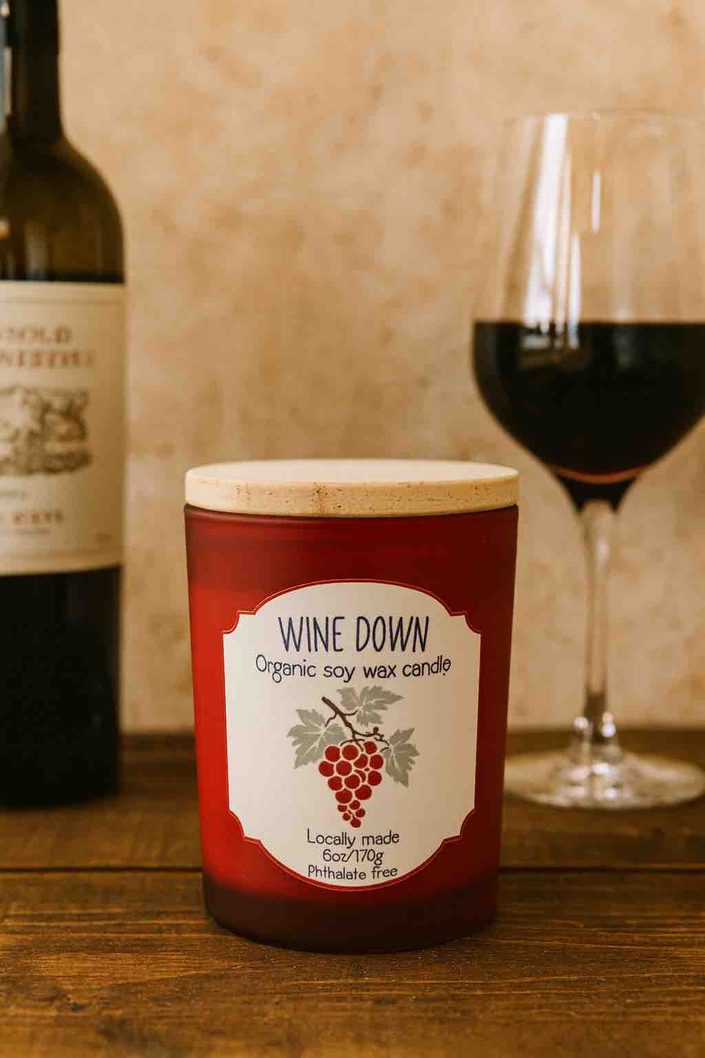 Wine Down Candle