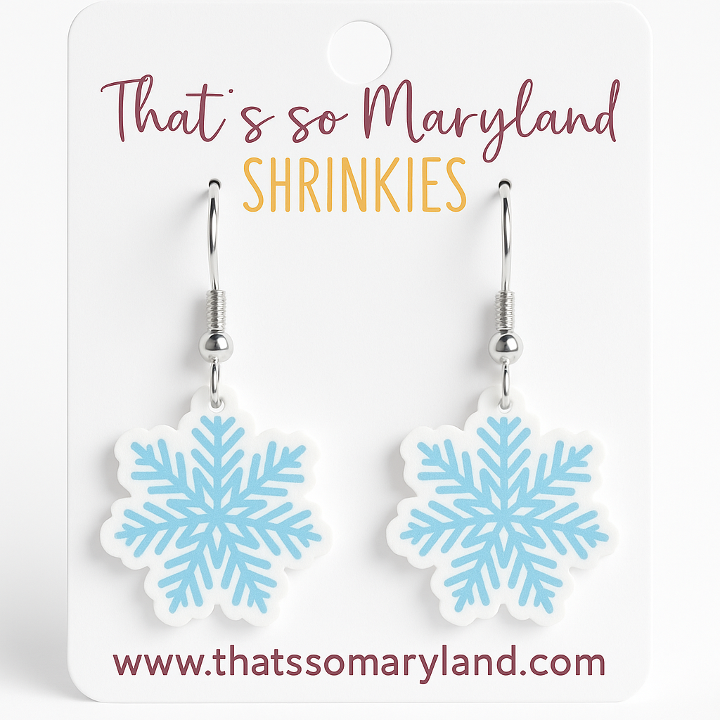 Snowflake Dangle Earrings