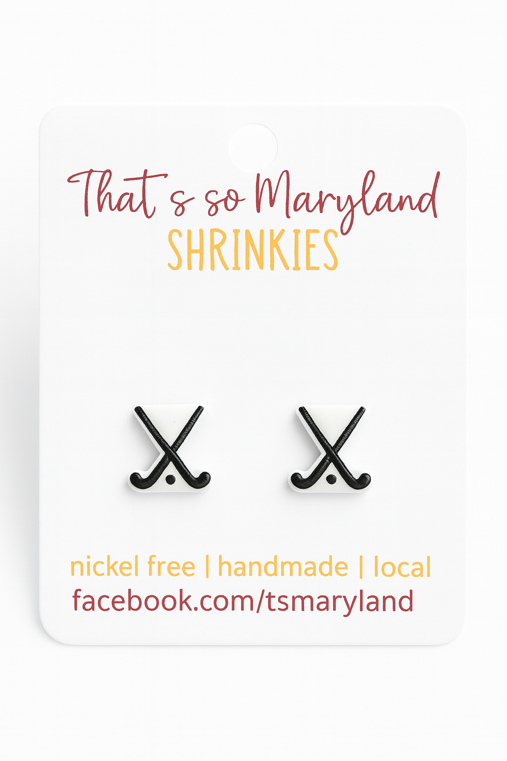 Field Hockey Stud Earrings