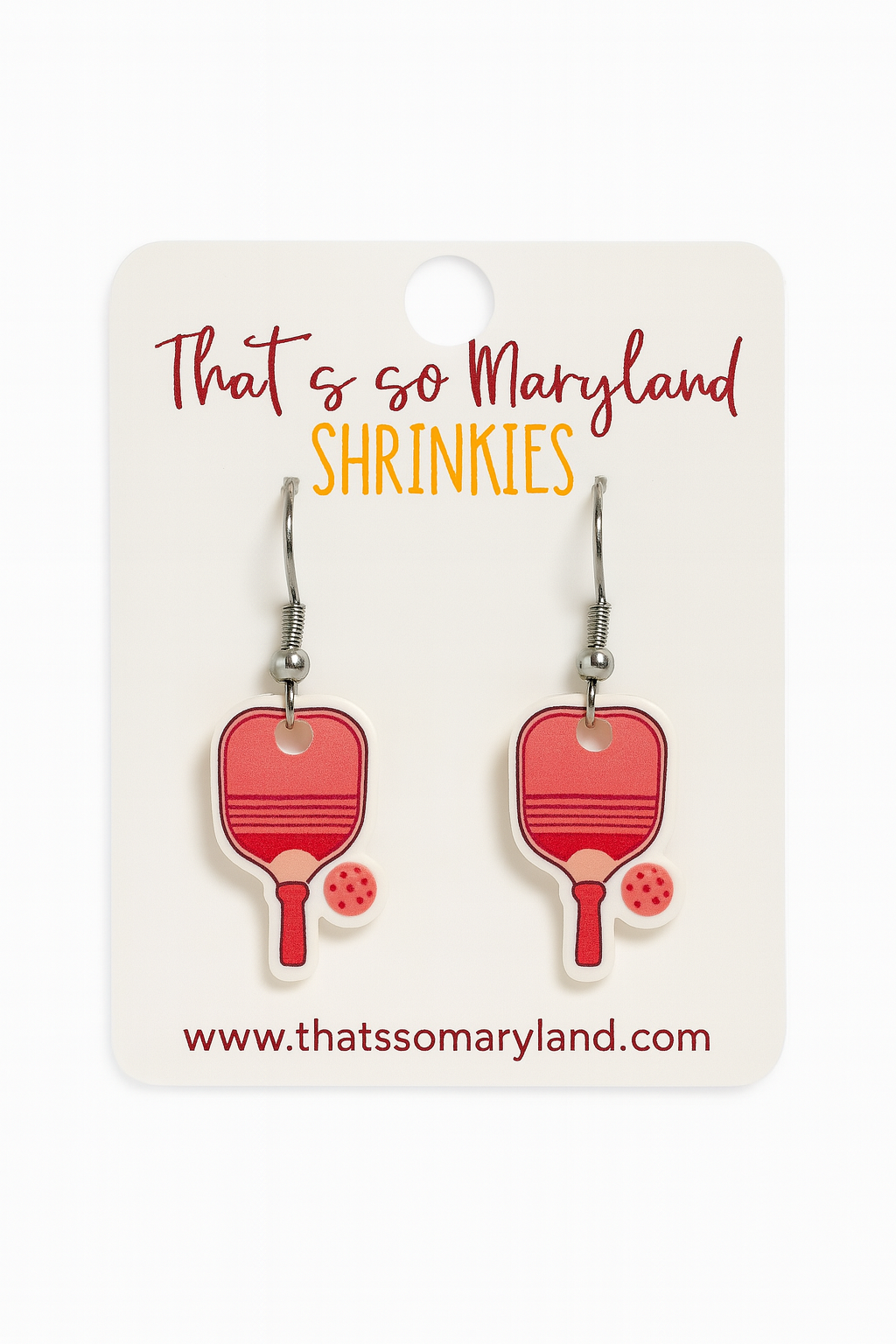 Pickleball Dangle Earrings