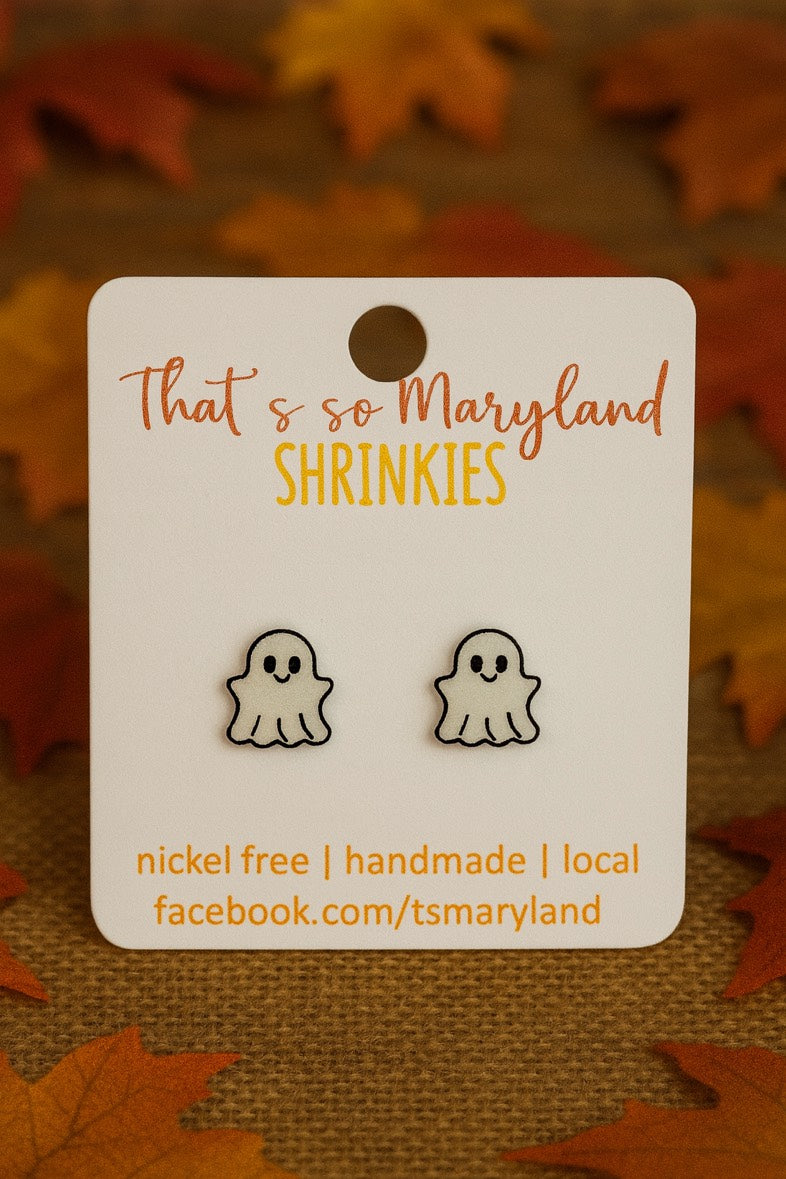 Ghost Stud Earrings
